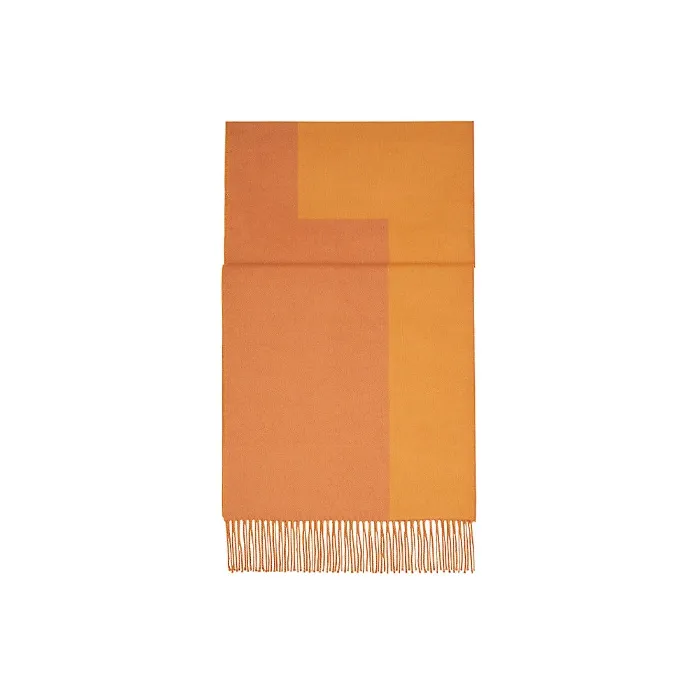 HERMES Casaque Scarves Women's Ochre