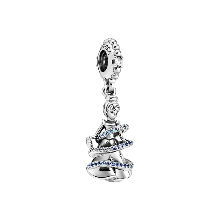 Pandora Cubic Zirconia, Кристальный Стерлинговое серебро 925 пробы, Ювелирные аксессуары для женщин