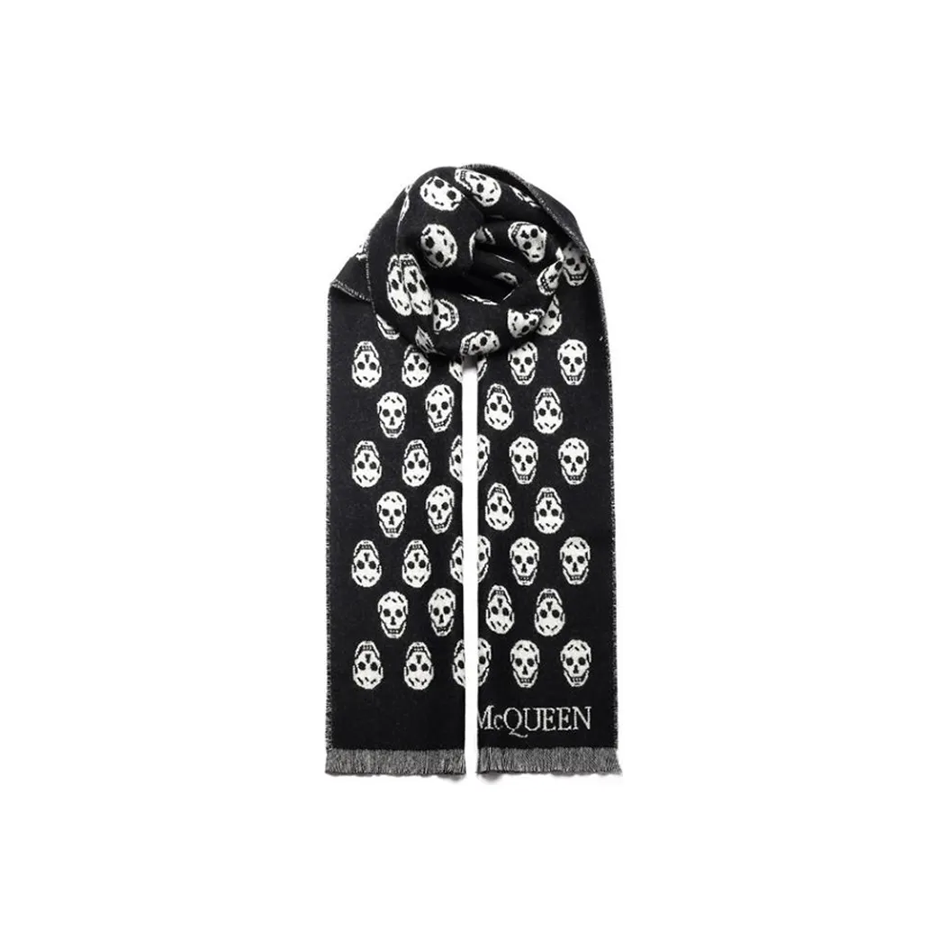 Alexander McQueen Reversible Skull Scarf