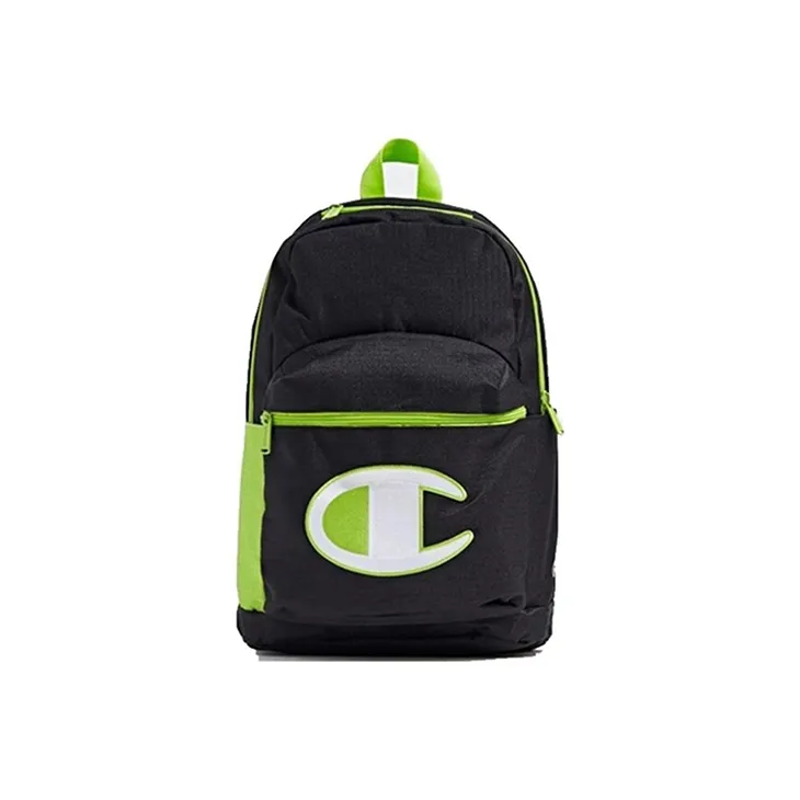 Champion Холст Рюкзак Стандартный Унисекс Черный Зеленый