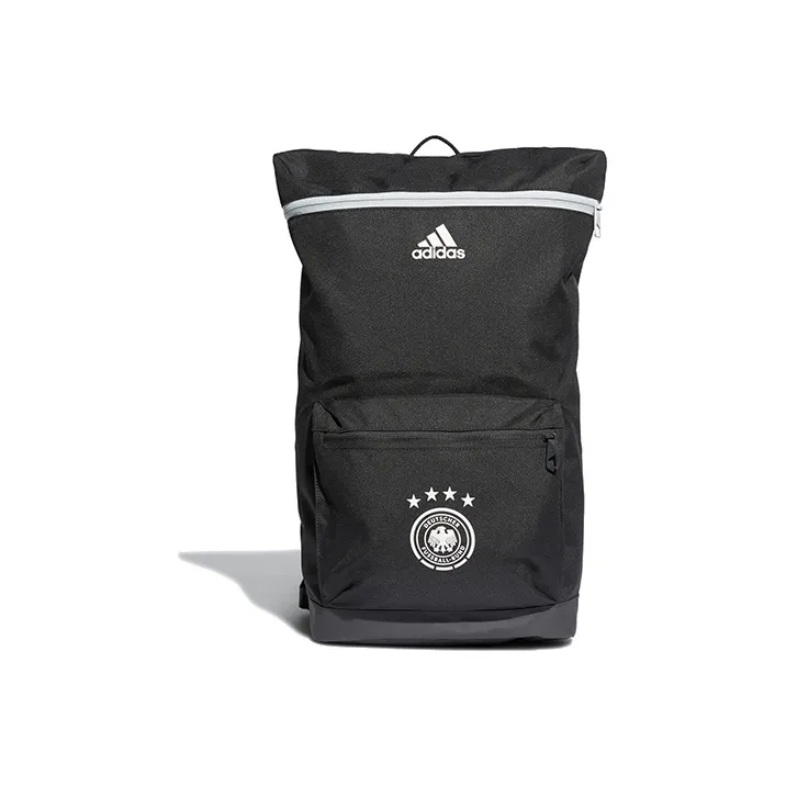 Adidas Ткань из переработанного полиэстера с полотняным переплетением Спортивный рюкзак Стандартный Унисекс Угольный черный