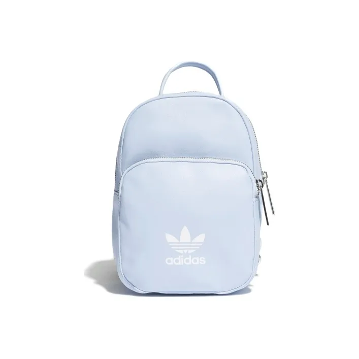 Adidas Originals Полиуретан Синтетическая кожа Рюкзак Мини Унисекс Детский синий