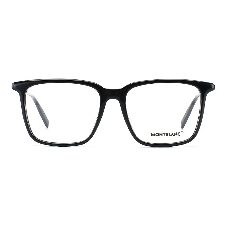 MONTBLANC Круглые Оправы для Очков Унисекс Европейская Версия Черный