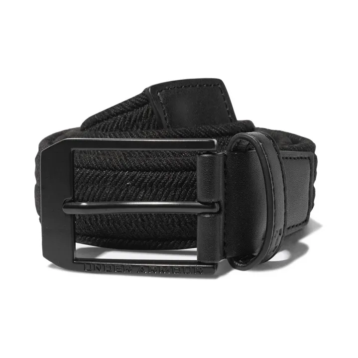Under Armour Under Armour GOLF Полиэстер Кожаные ремни Унисекс Черный 3,5см