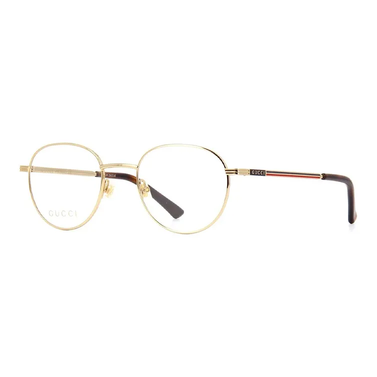 GUCCI Web Очки с диоптриями Золото Мужской