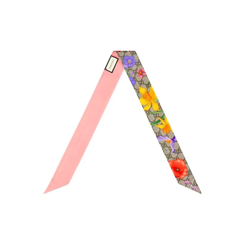 GUCCI Шелковые шарфы Женские Розовый