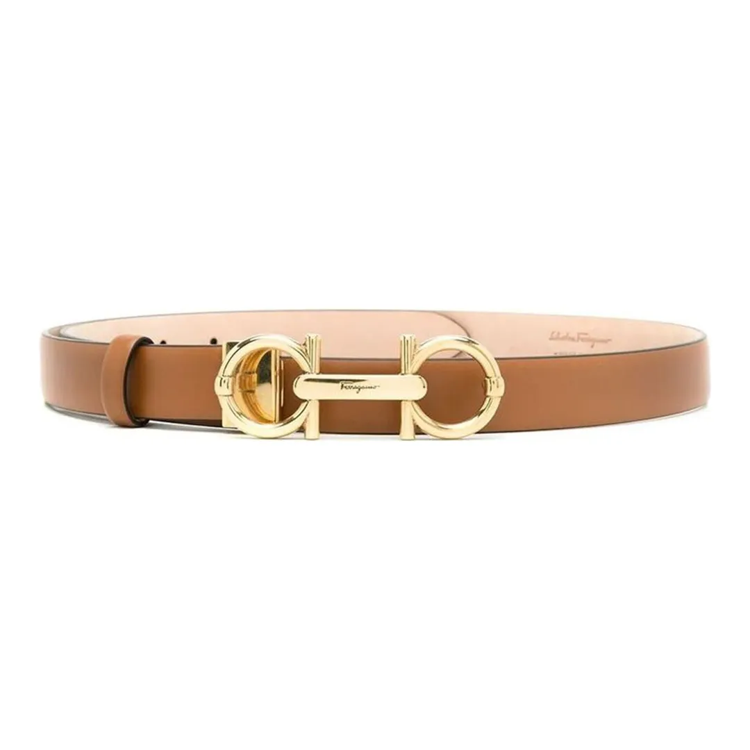 Ferragamo Leather Belts Women's Brown