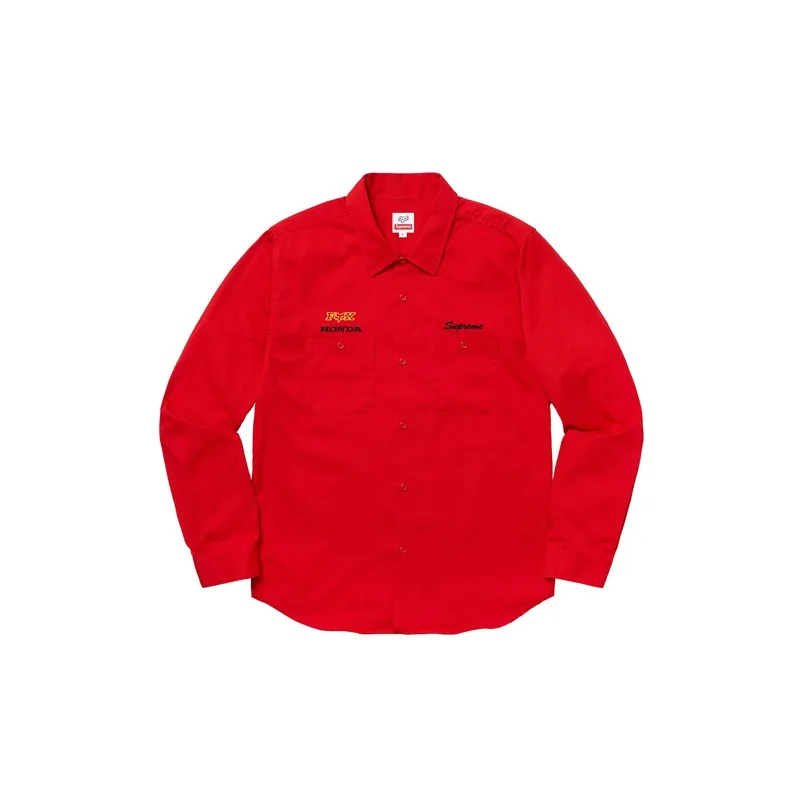 Supreme Honda Fox Racing Work Shirt