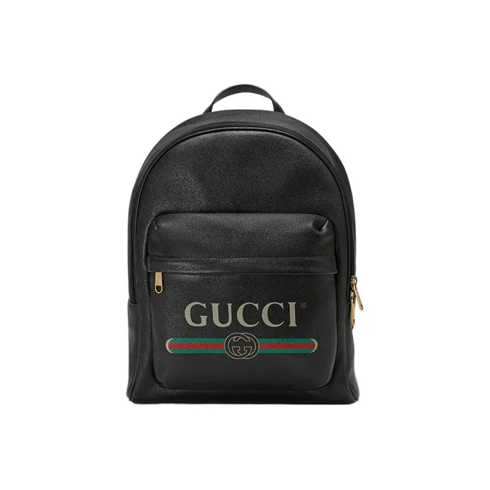 GUCCI Backpack Vintage Logo Black
