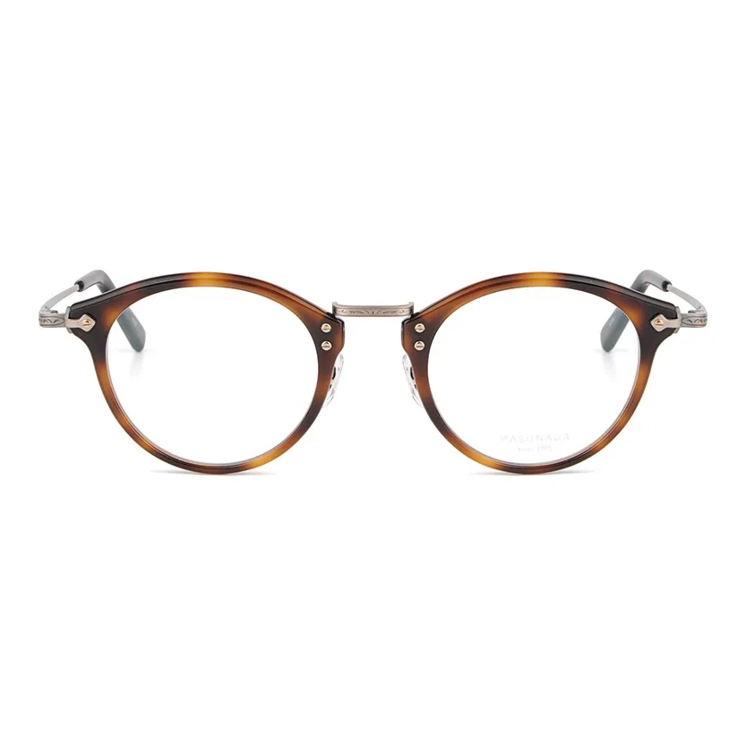 MASUNAGA Titanium Oval Eyeglass Frames Unisex