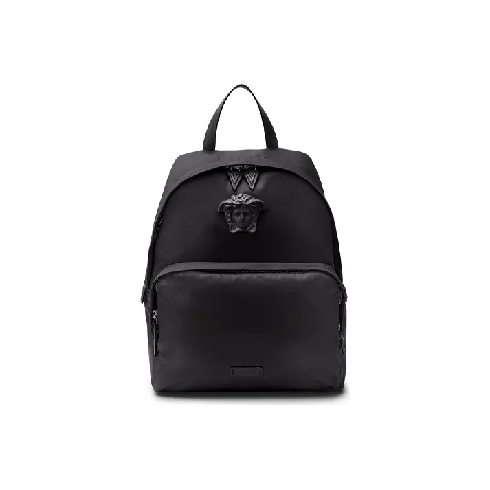 VERSACE La Medusa Fabric Backpack Men's Black