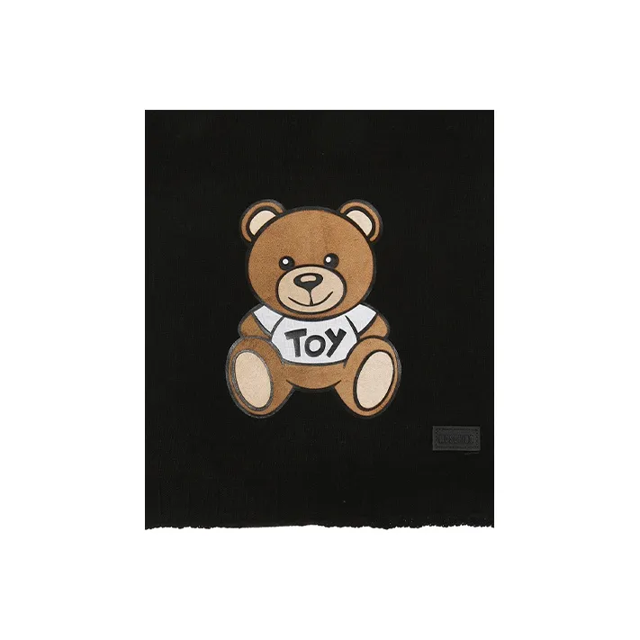 MOSCHINO Шали Черный Унисекс