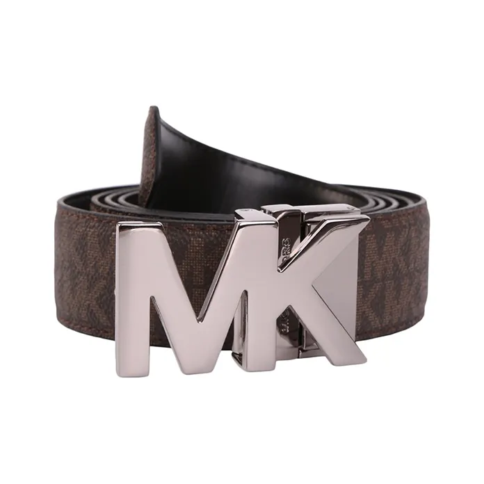 MICHAEL KORS Logo Plaque Reversible Buckle Belt