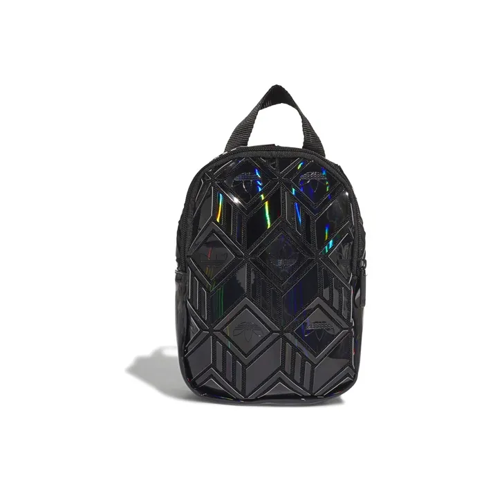 Adidas Originals Polyurethane Artificial Leather Backpack Regular Unisex Black