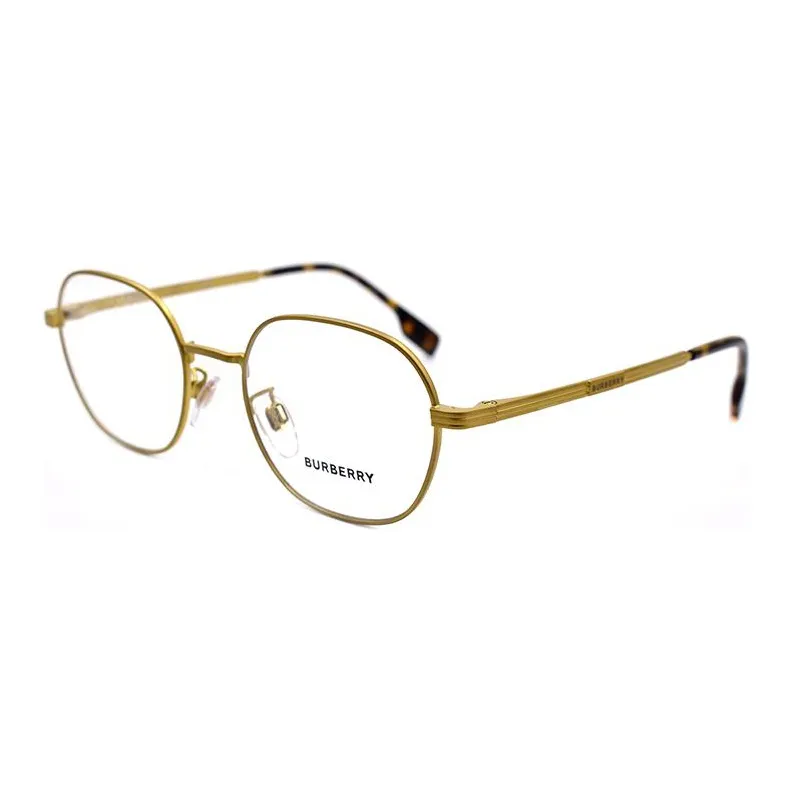 Burberry Eyeglass Frames Men's Gold Copper