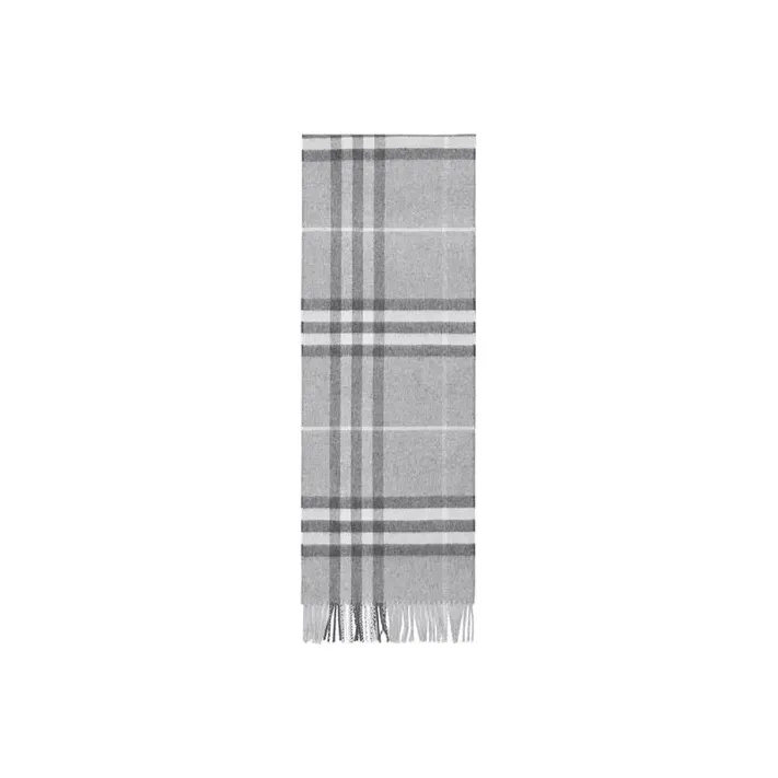 Burberry Knit Scarves Unisex Light Heather Gray