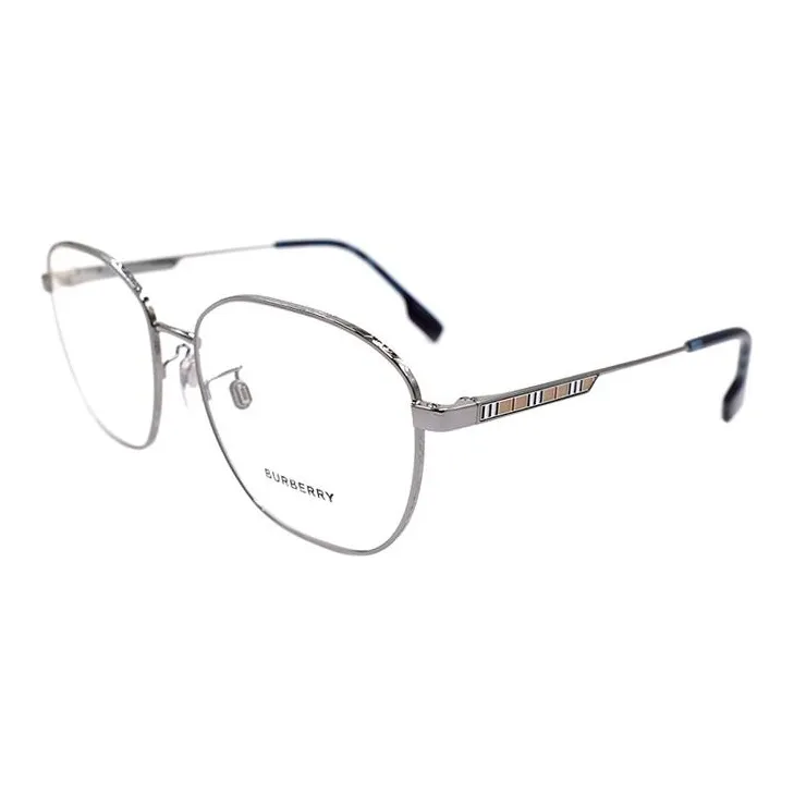 Burberry Eyeglass Frames Men's Metal Gray