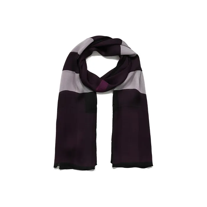 Burberry Шелковые Вязаные Шарфы Фиолетовые Женские