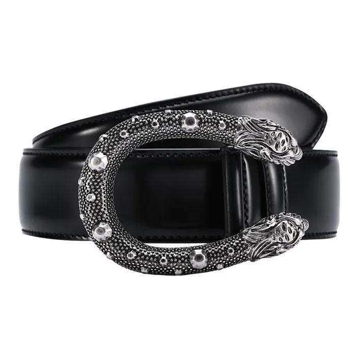 GUCCI Кожаные ремни, черного цвета, унисекс