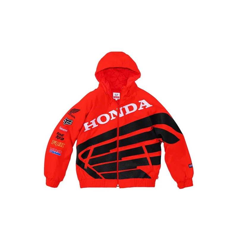Supreme Honda Fox Racing Puffy Zip Up Jacket
