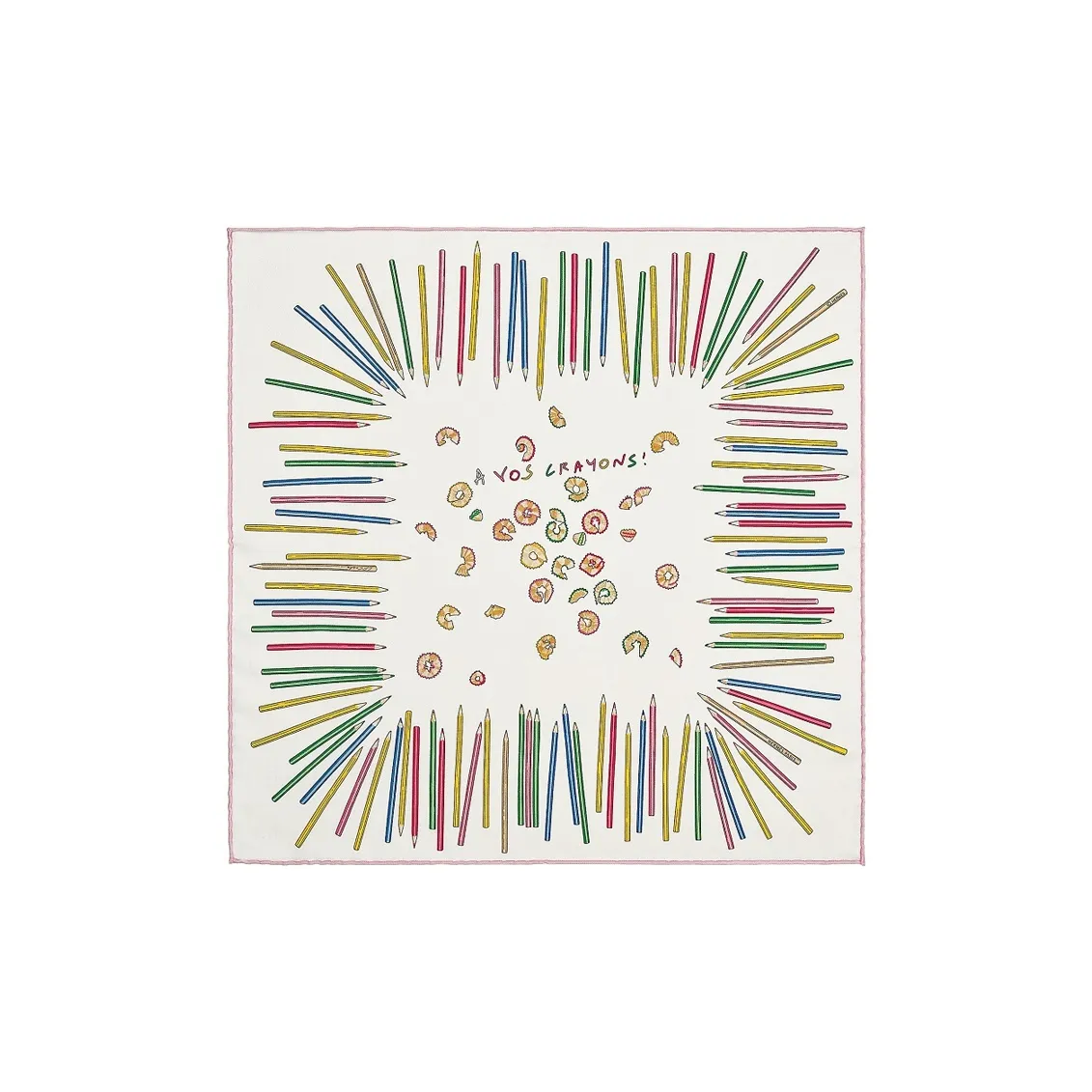 HERMES Шелковые шарфы Многоцветные Женские