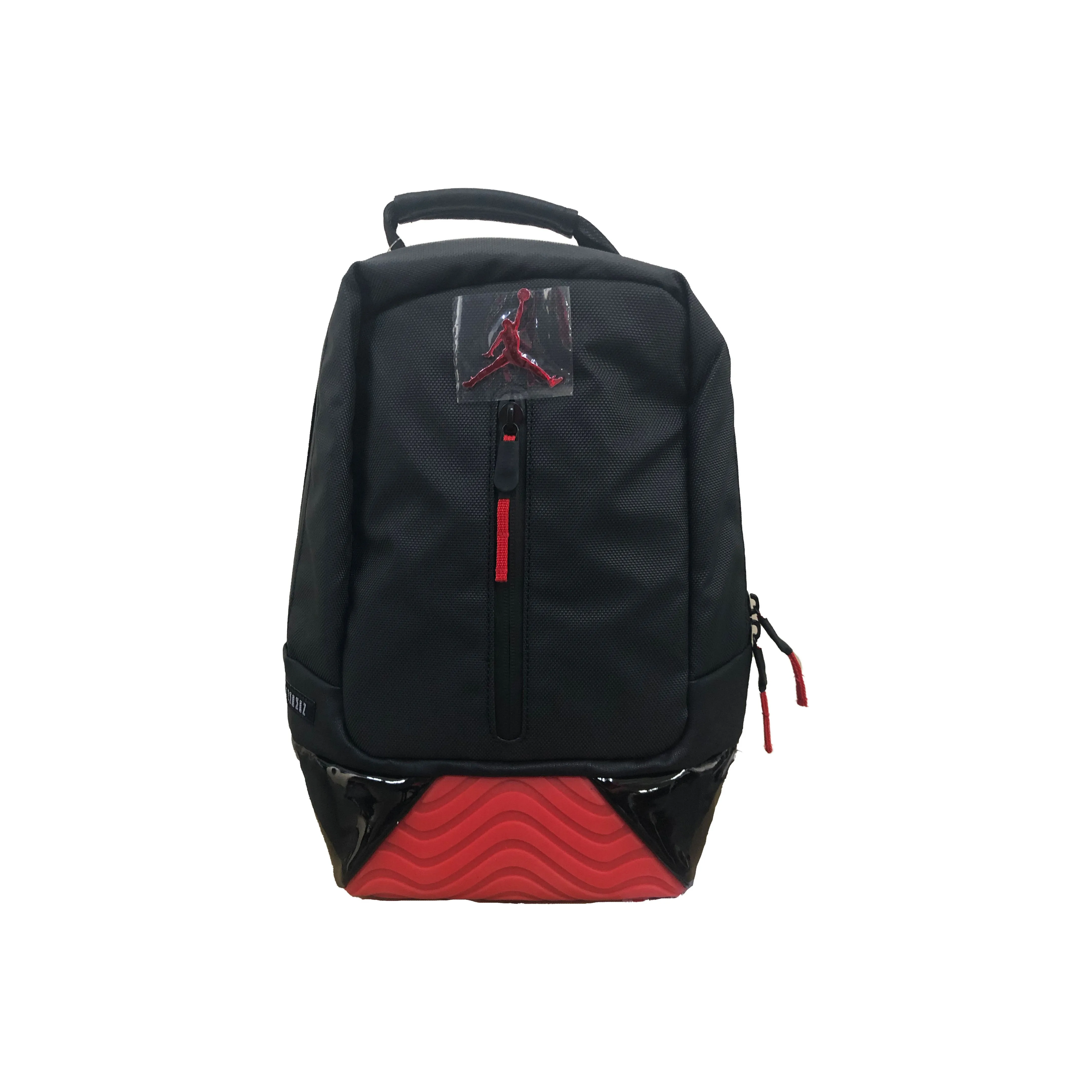 Jordan Полиэстер Баскетбольная Сумка Рюкзак Маленький Унисекс Черный Красный