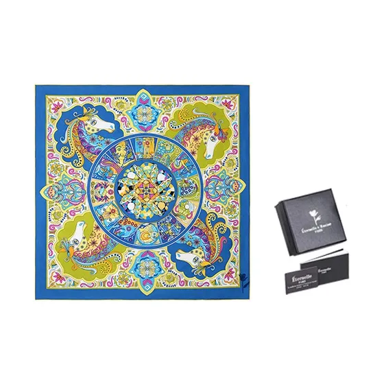 Eternelle Шелковые шарфы Желтые Женские