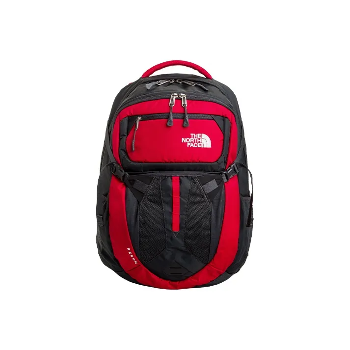 THE NORTH FACE 31L Backpack Outdoor Bag Nylon Fabric Red Black/Blue Unisex