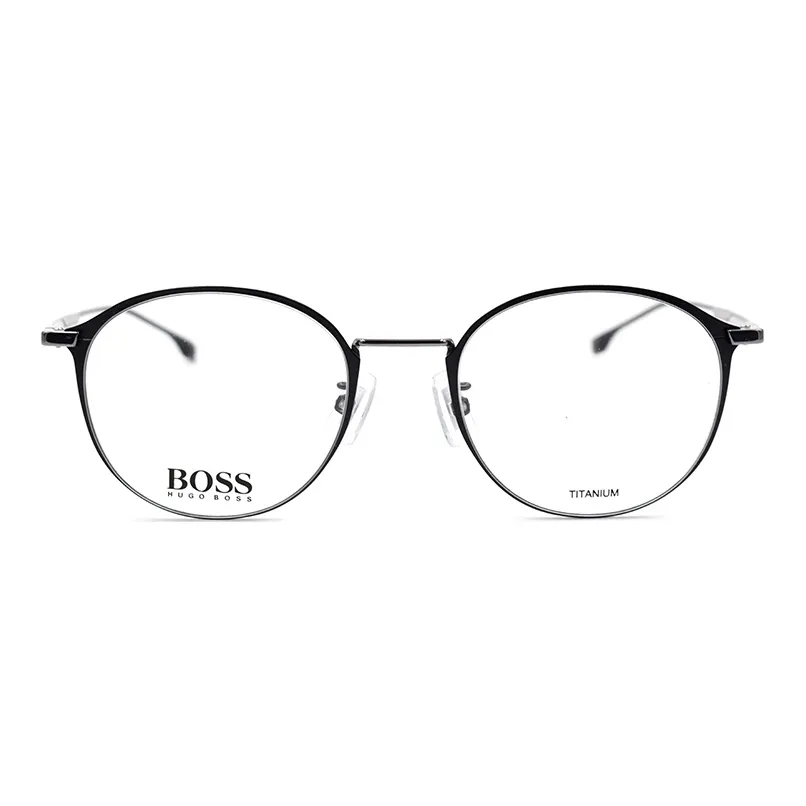 HUGO BOSS Eyeglass Frames Men's Black/Gunmetal