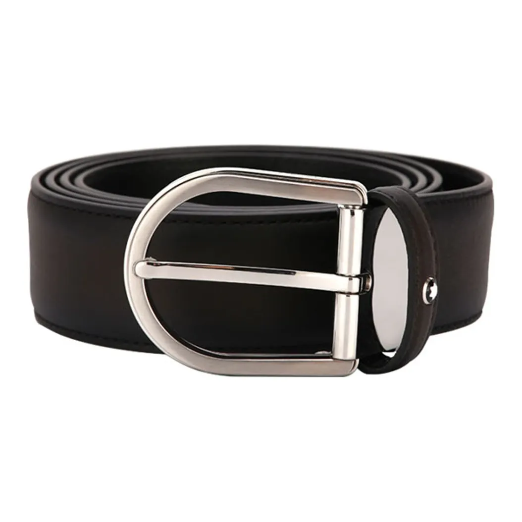 MONTBLANC Ремни из коровьей кожи Мужской Серый 3,5