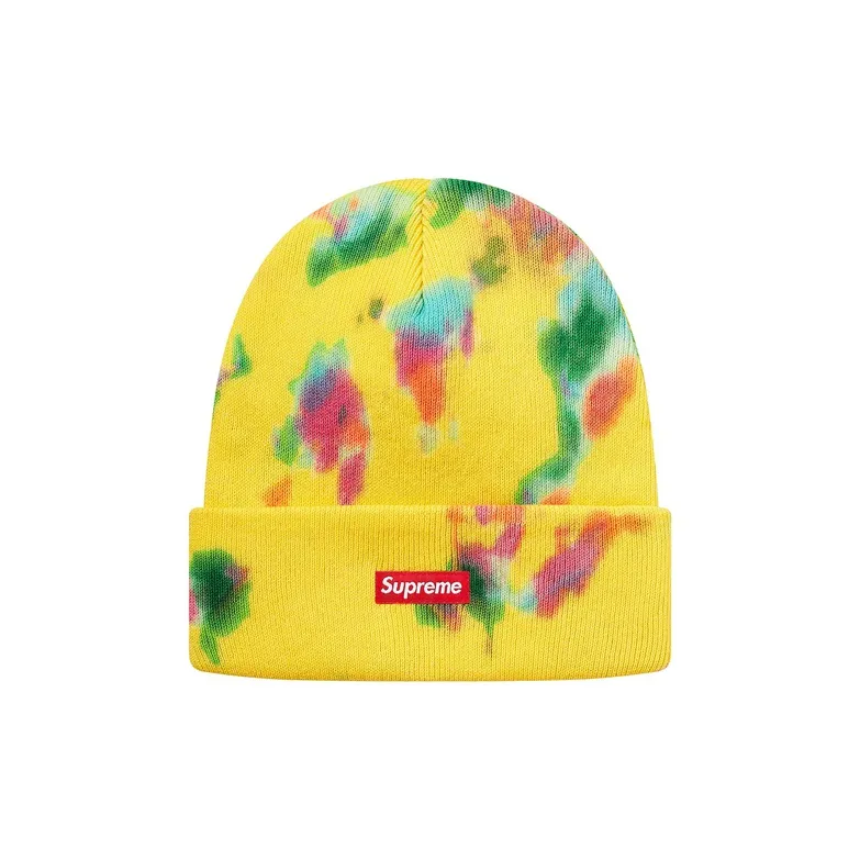 Supreme Хлопок Шапки-бини Унисекс Черный Ярко-желтый Белый Красный