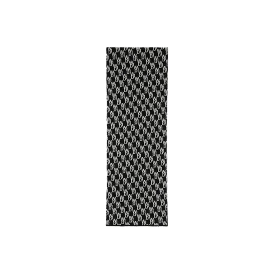 WE11DONE Wool Knit Scarves Men's Black