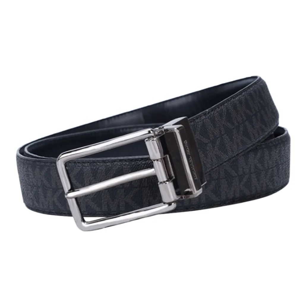 MICHAEL KORS Reversible Logo And Leather Belt