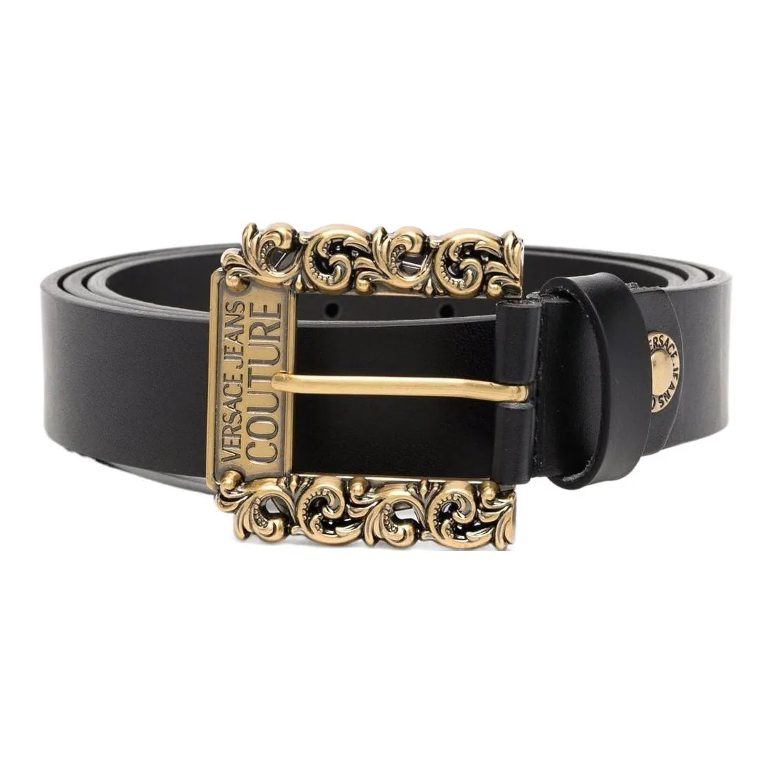 VERSACE JEANS COUTURE Cow Leather Belts Unisex 3cm