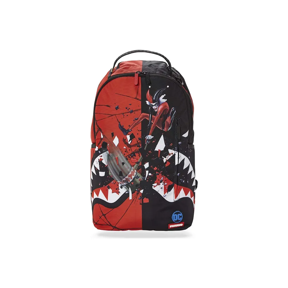 SPRAYGROUND DC Коллаборация Ткань Рюкзак Стандартный Унисекс Красный и Черный