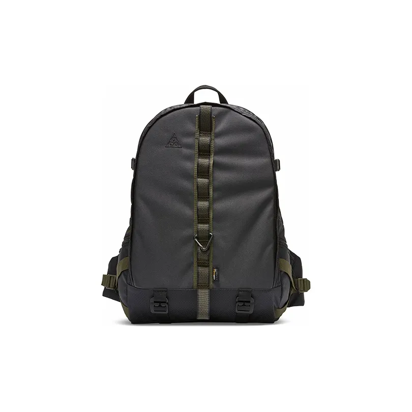 Найк Нейлоновый Рюкзак Стандартный Унисекс Черный Серый