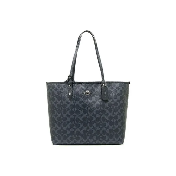 COACH City Canvas Tote Bag, Shopping Bag, Handbag, Shoulder Bag, Backpack Tubas Women's Marine Blue