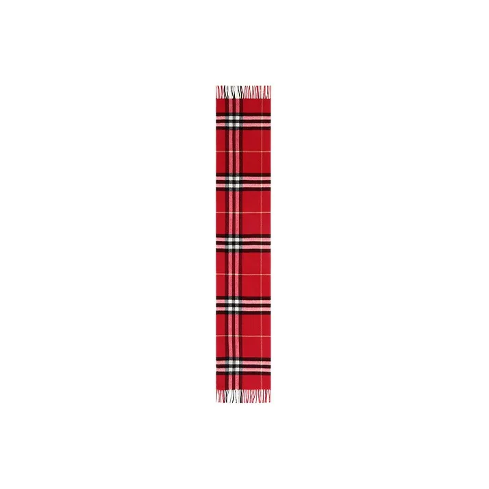 Burberry The Classic Checked Fringed Scarf