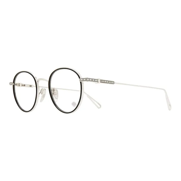 Chrome Hearts Metal Round Eyeglass Frames Unisex