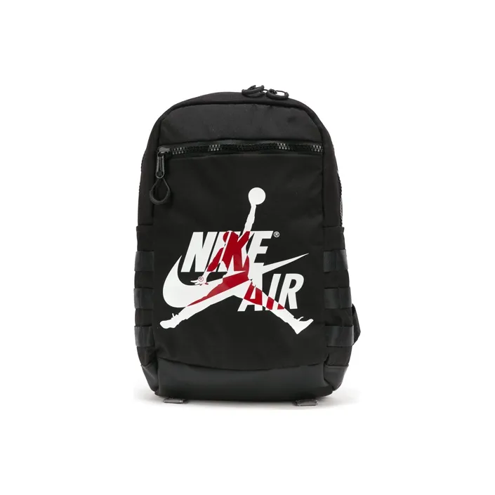 Jordan Polyester Backpack Standard Unisex Black Джордан Полиэстер Рюкзак Стандартный Унисекс Черный