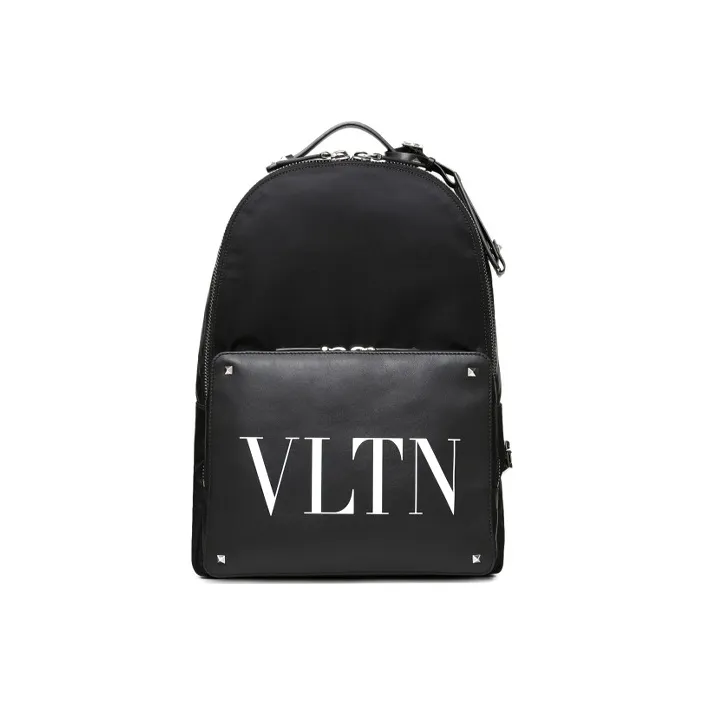 Valentino Nylon Fabric Backpack Men's Black