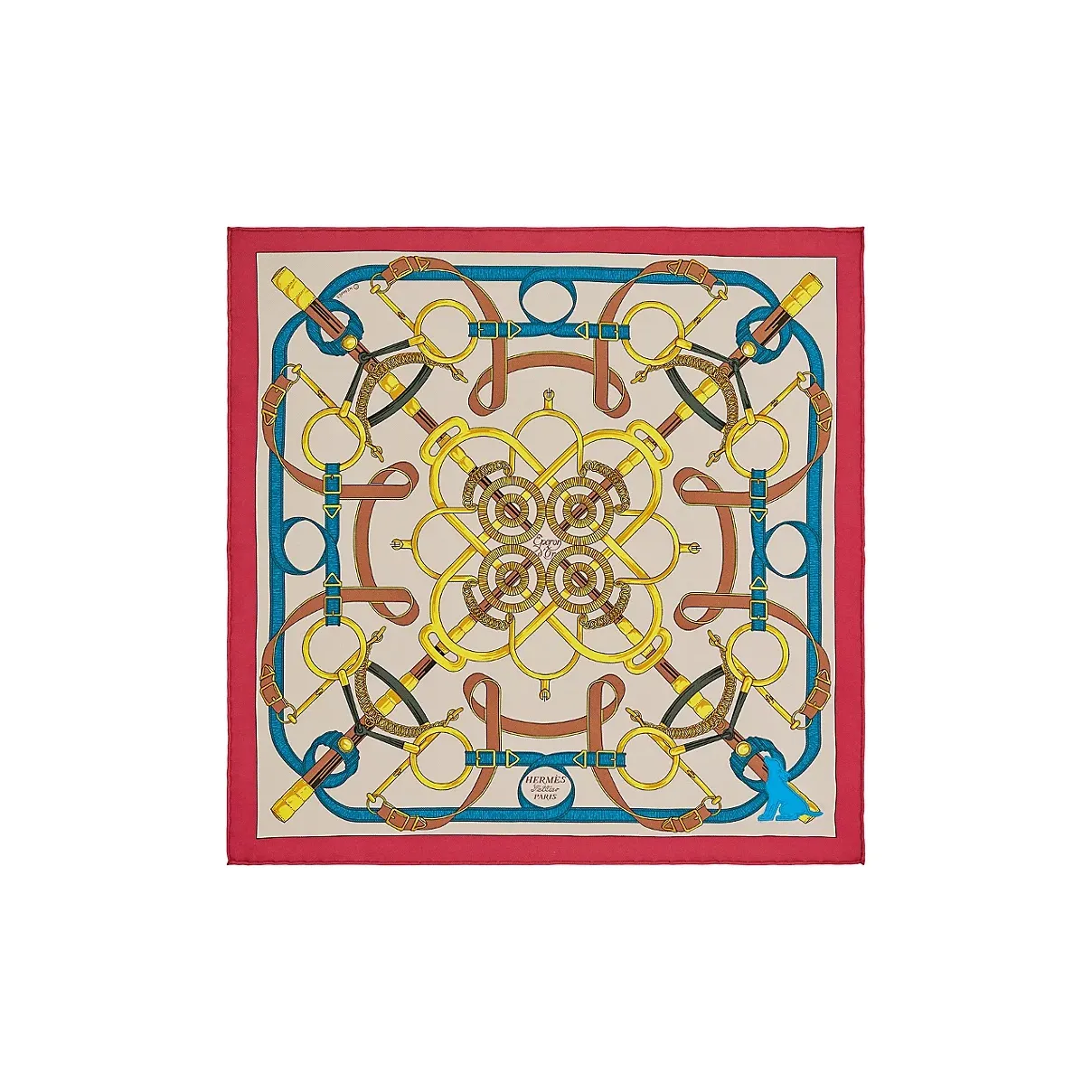 HERMES Шелковые шарфы Многоцветные Женские