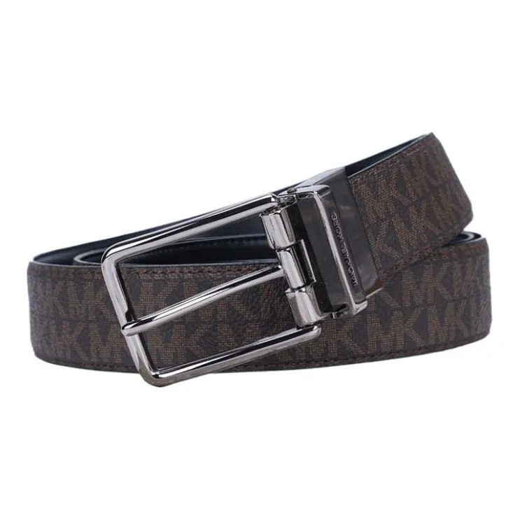 MICHAEL KORS Logo Engraved Monogram Printed Belt