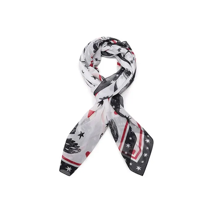 Alexander McQueen Knit Scarves Women's Ivory Multicolor