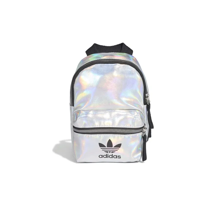 Adidas Originals Polyester Backpack Regular Unisex Silver