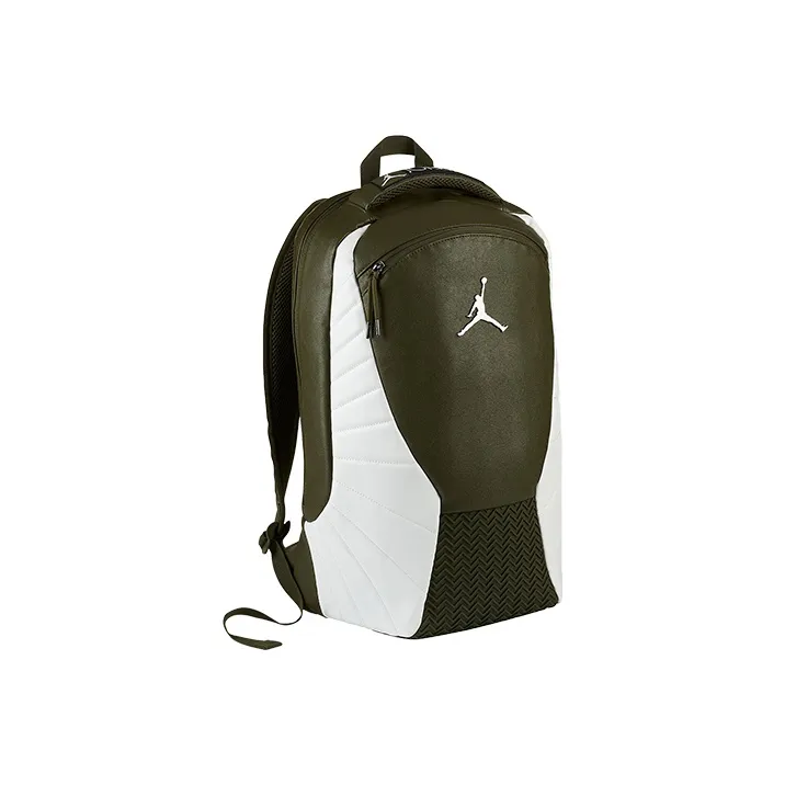 Jordan Fabric Basketball Bag Backpack Regular Unisex Olive Green White