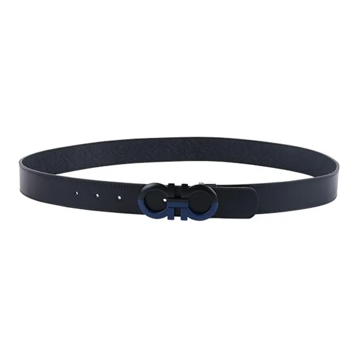 Ferragamo Gancini Leather Belts Men's