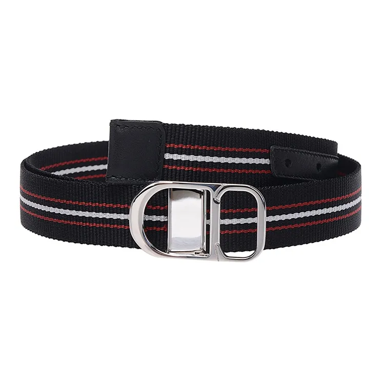 DIOR Ткань Кожаные ремни Мужской Ширина 2,5 см