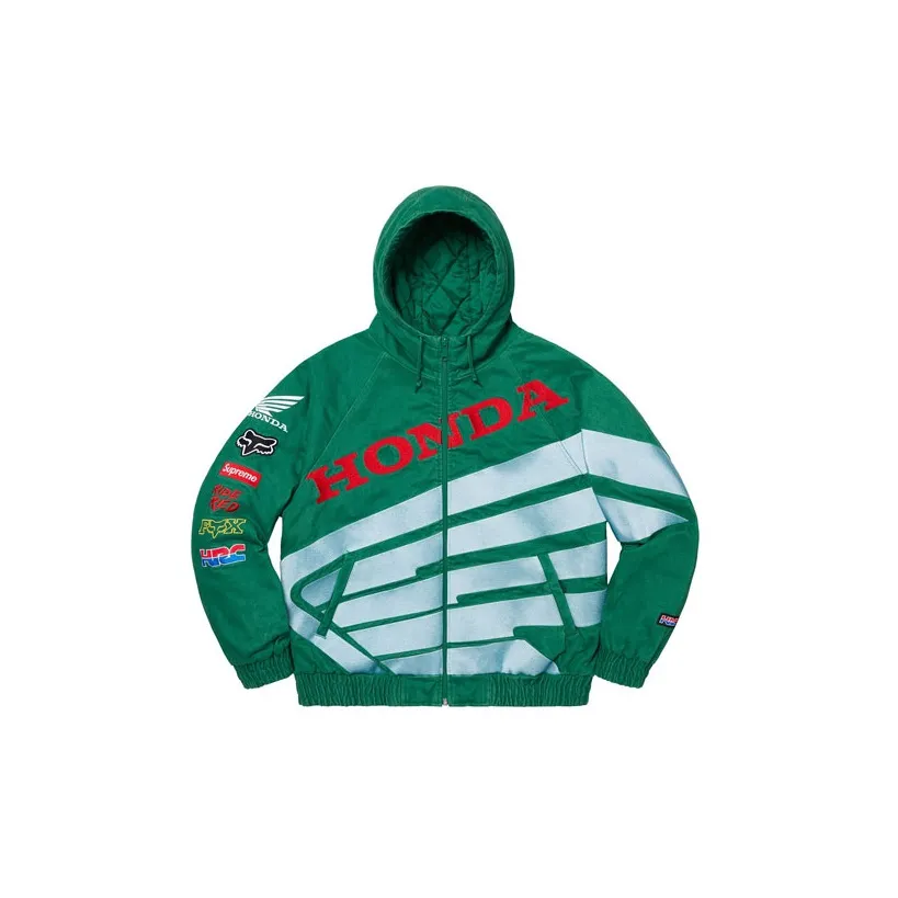 Supreme Honda Fox Racing Puffy Zip Up Jacket