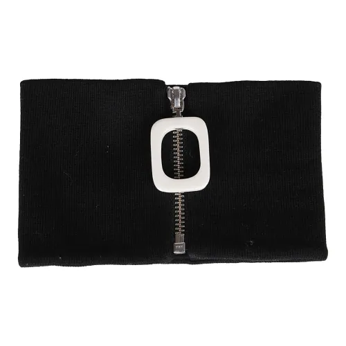 JW Anderson Wool Knit Шарфы Черный Женские